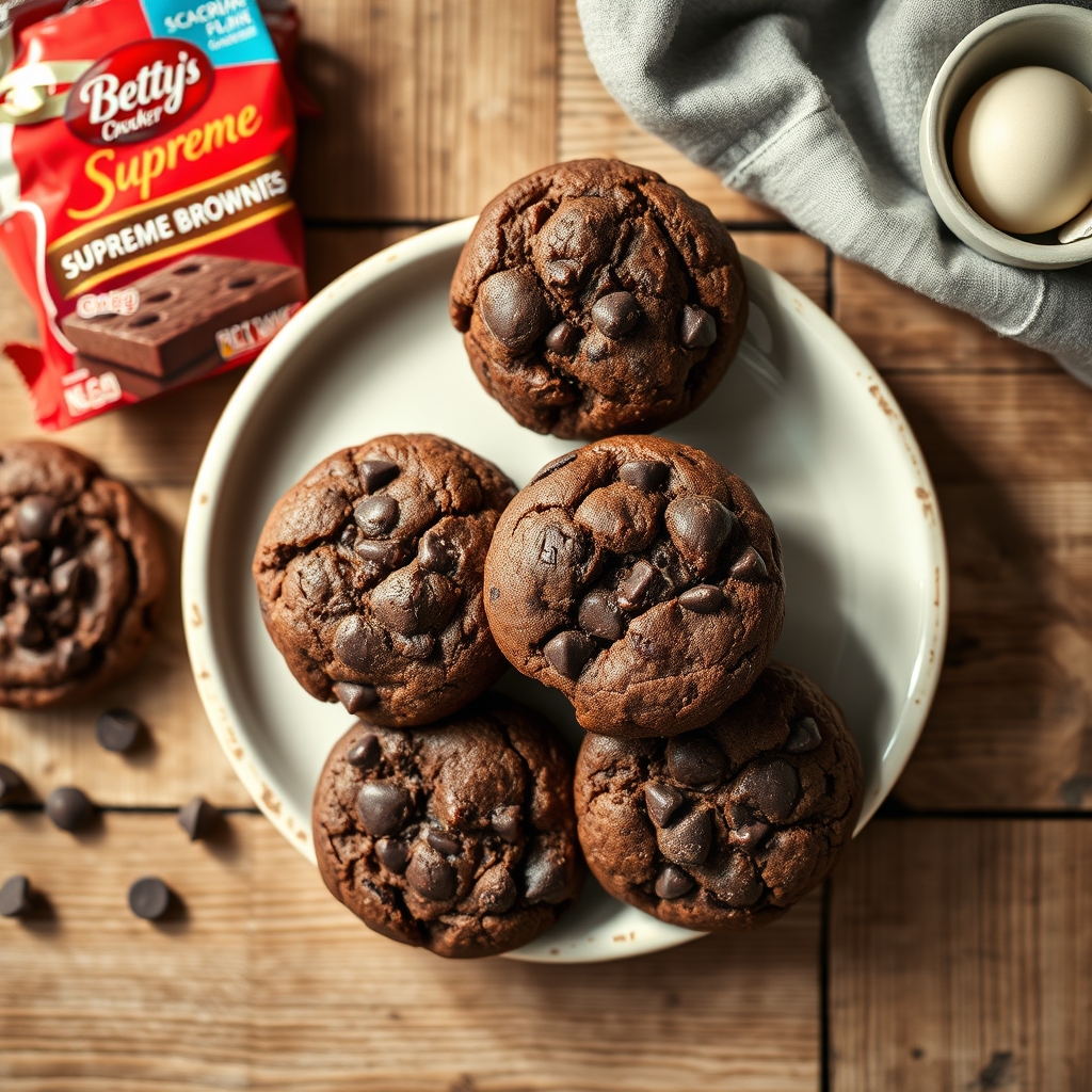 Chocolate Chocolate Chip Cookies