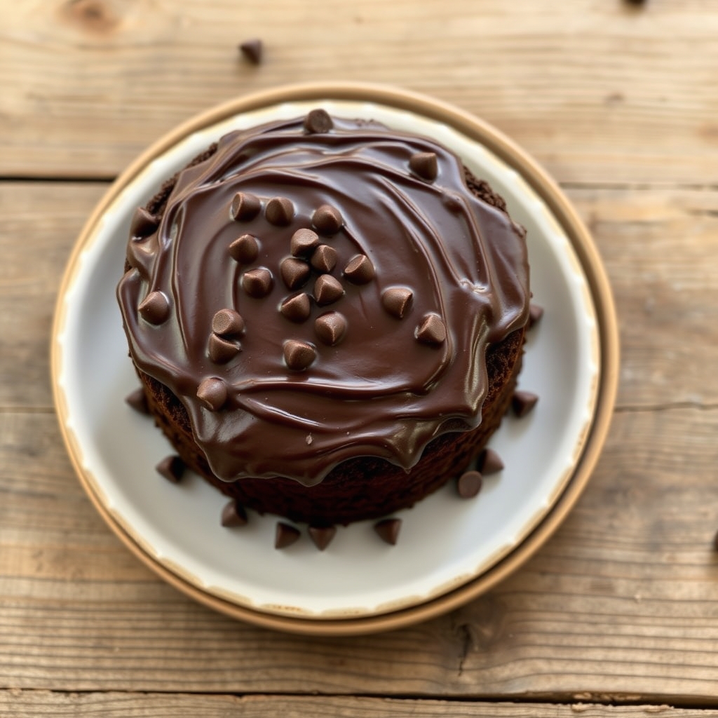 Chocolate Chocolate Chocolate Cake(With Chocolate Icing)