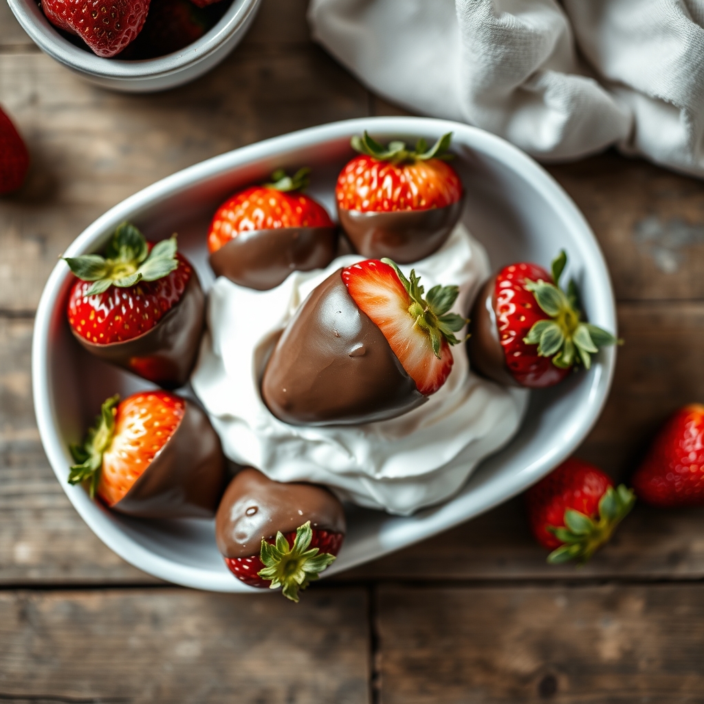 Chocolate-Dipped Strawberries