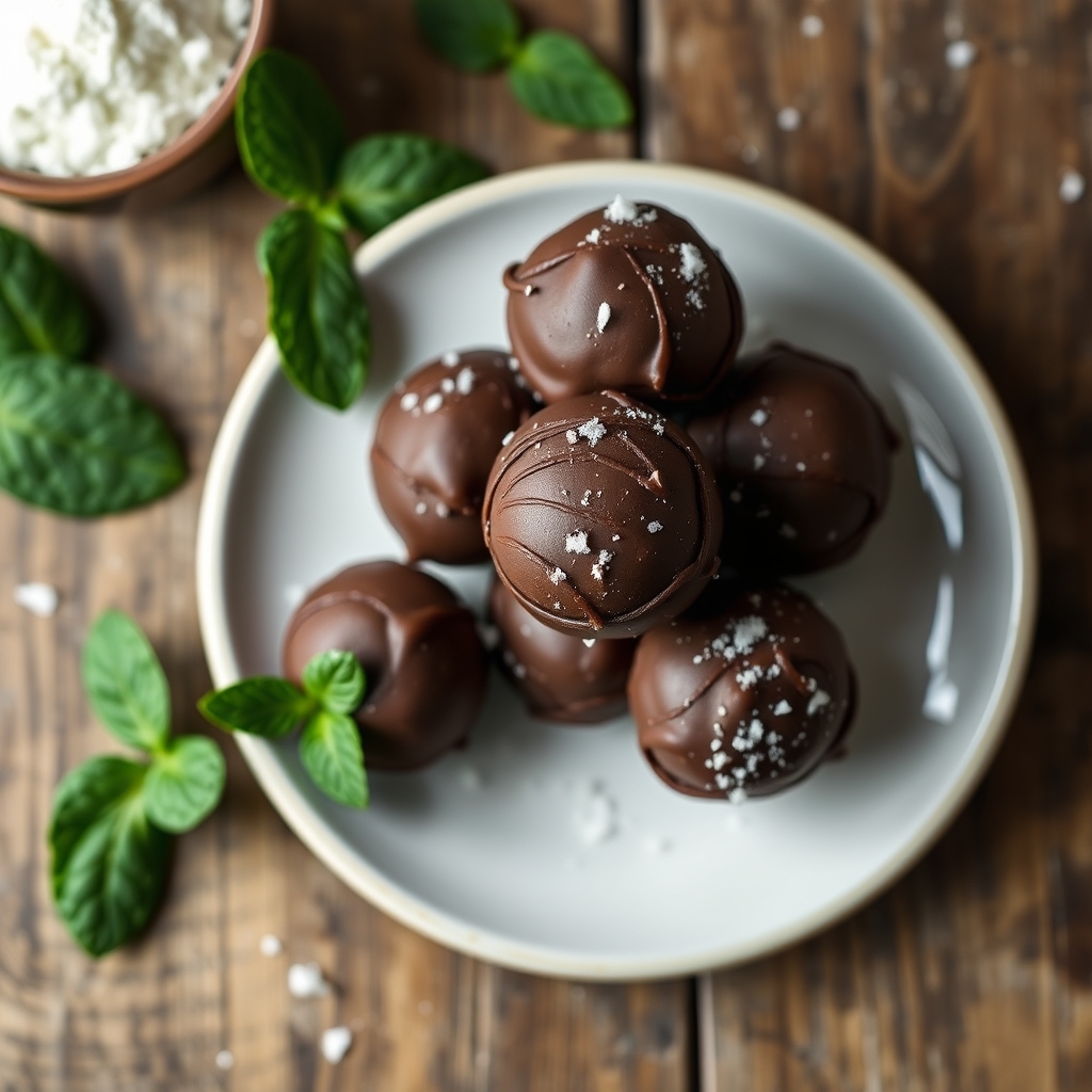 Chocolate Mint Sugar Drops
