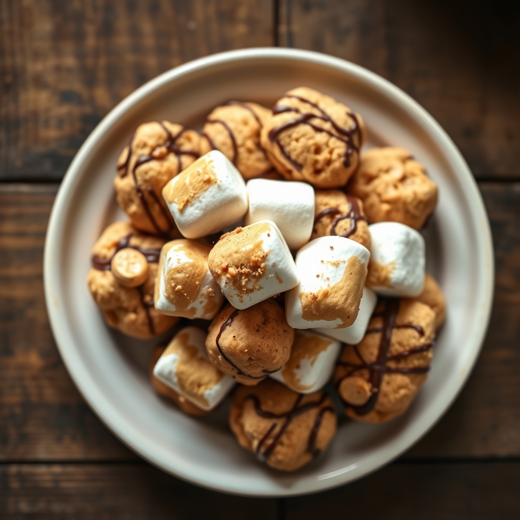 Chocolate Peanut Butter Puffs