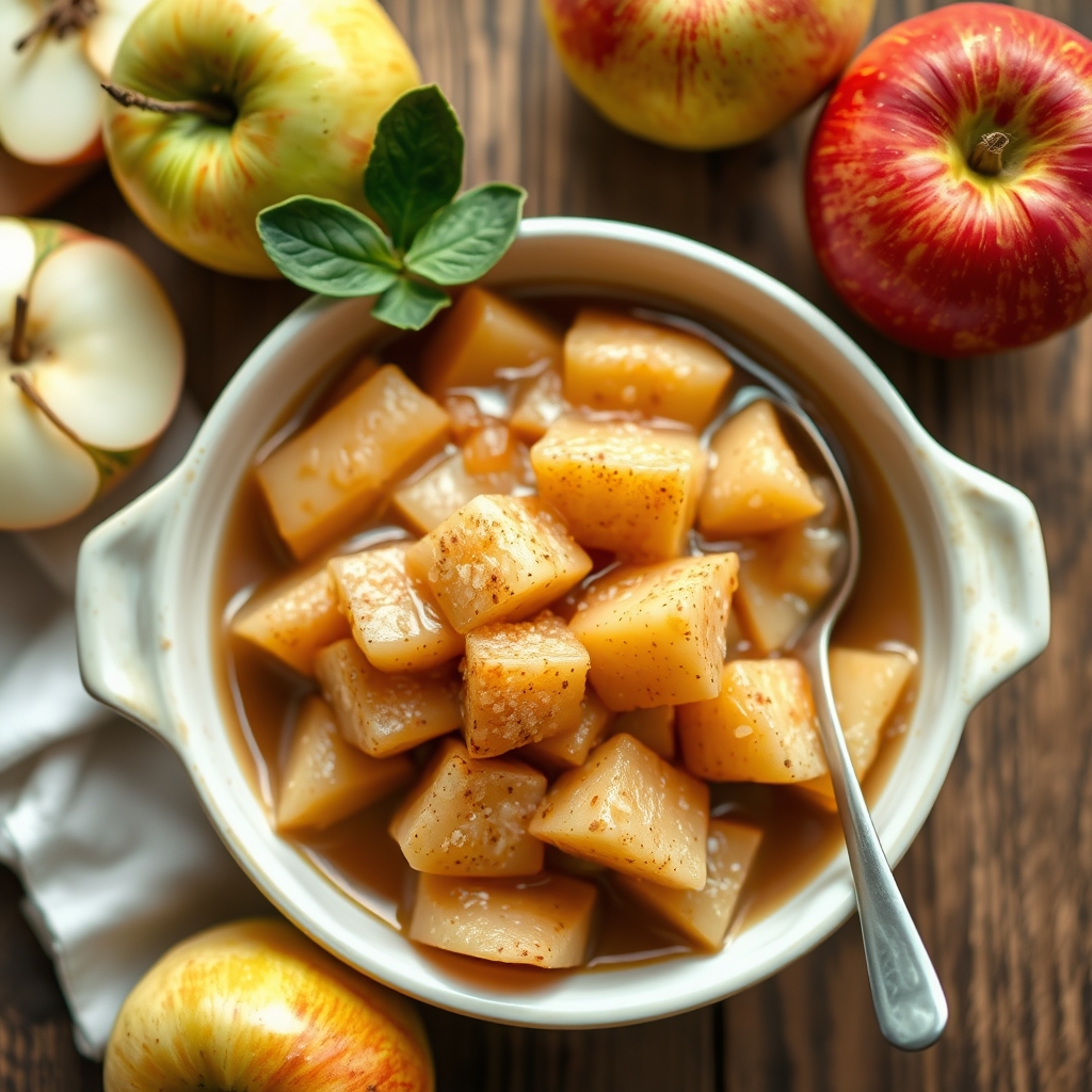 Chunk Style Applesauce(Great Way To Use All Those Bruised Apples From Picking)