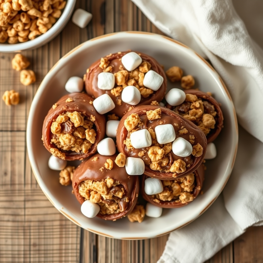 Cocoa Peanut Logs