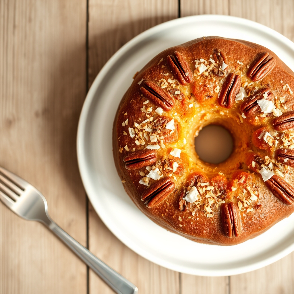 Coconut Pecan Pound Cake