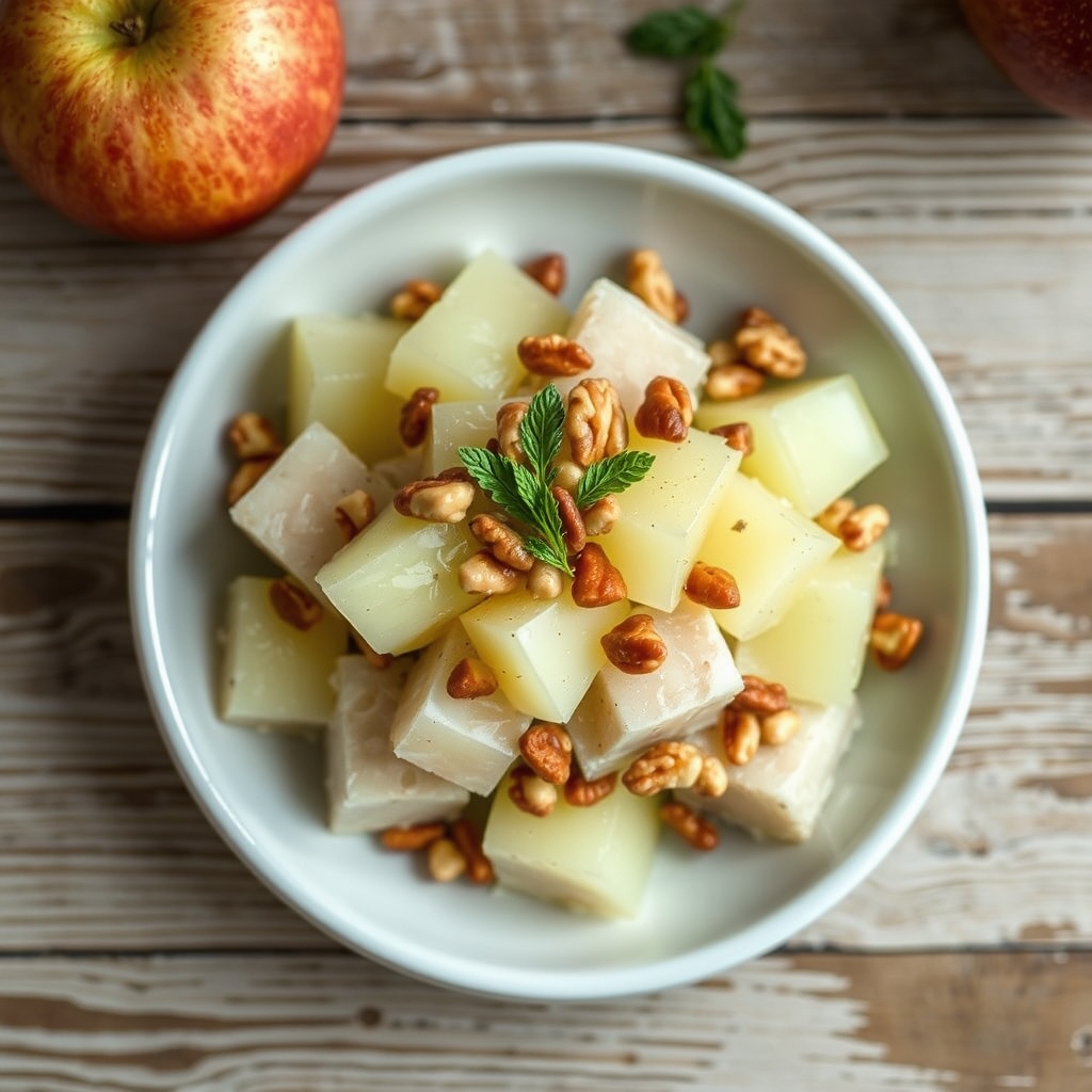 Congealed Apple-Nut Salad