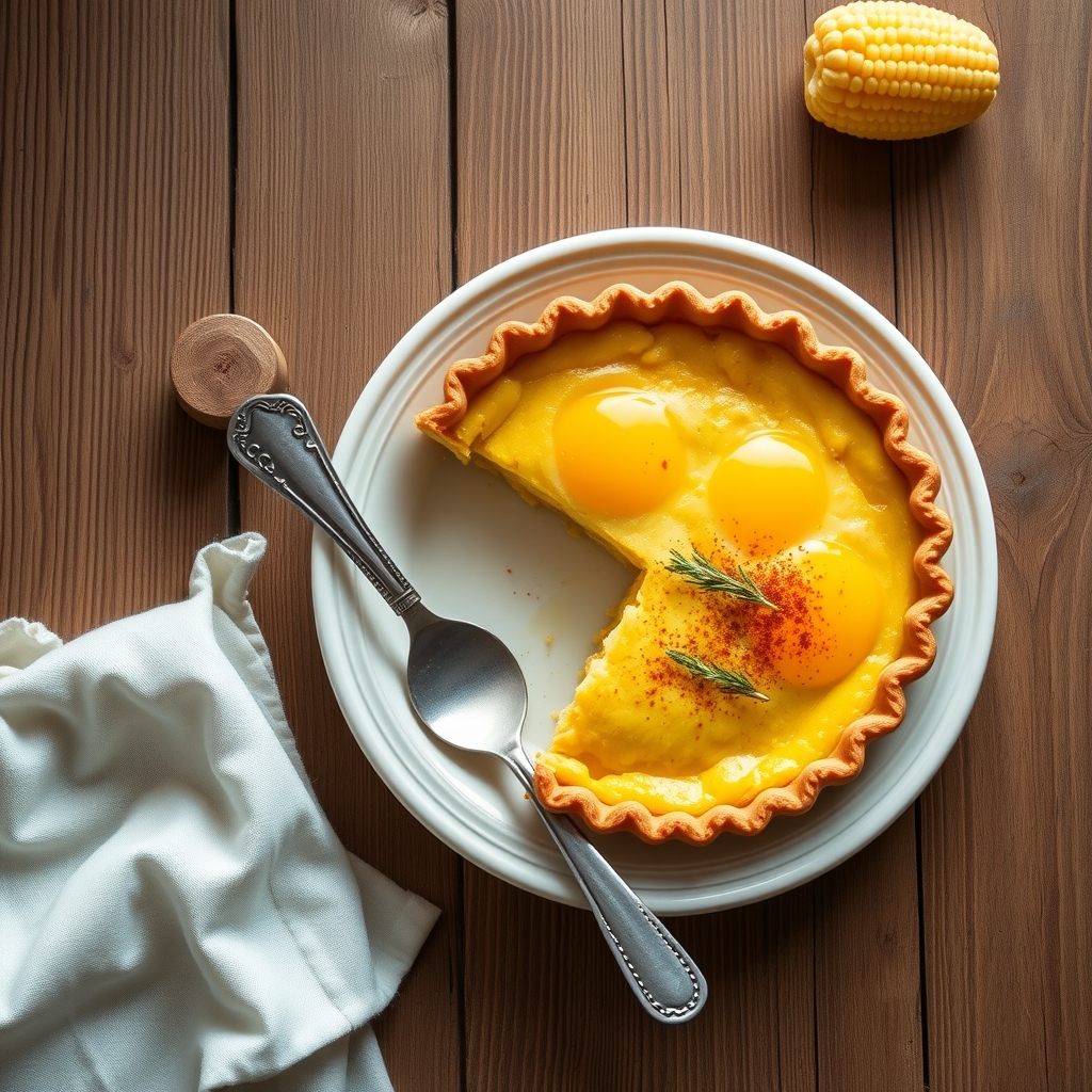 Corn Meal Pie