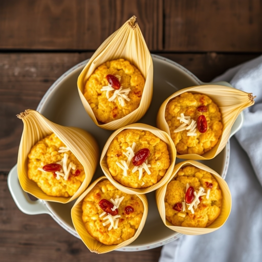 Corn Muffins In Corn Shucks