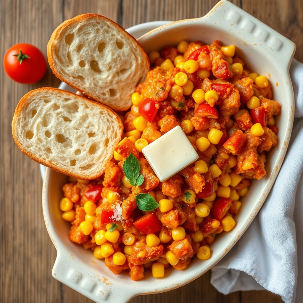 Corn-Tomato Casserole