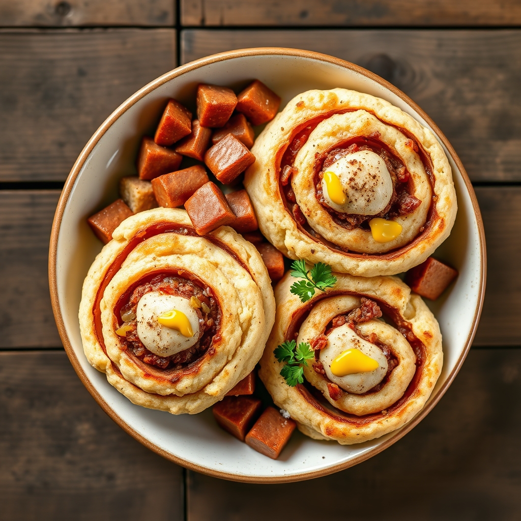 Corned Beef Hash Swirls