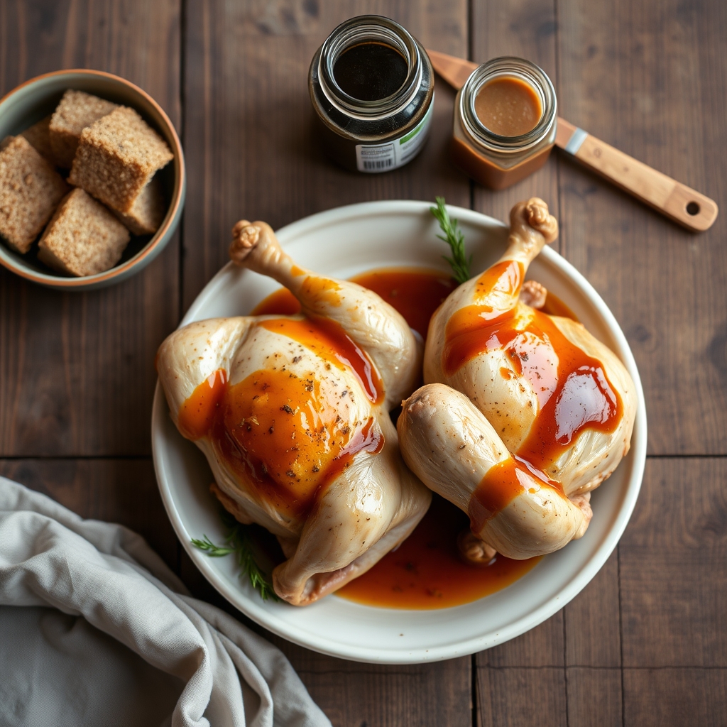 Cornish Hens With Duck Sauce