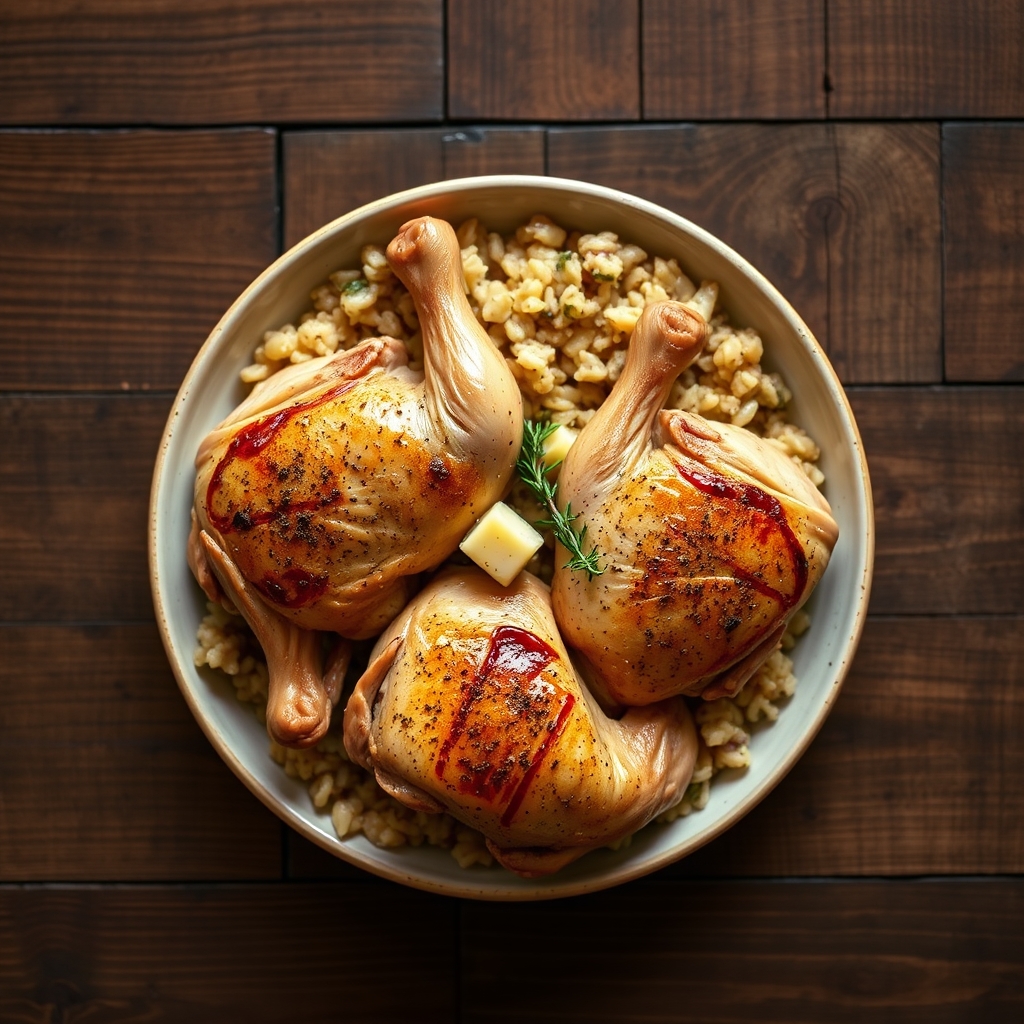 Cornish Hens With Wild Rice Casserole