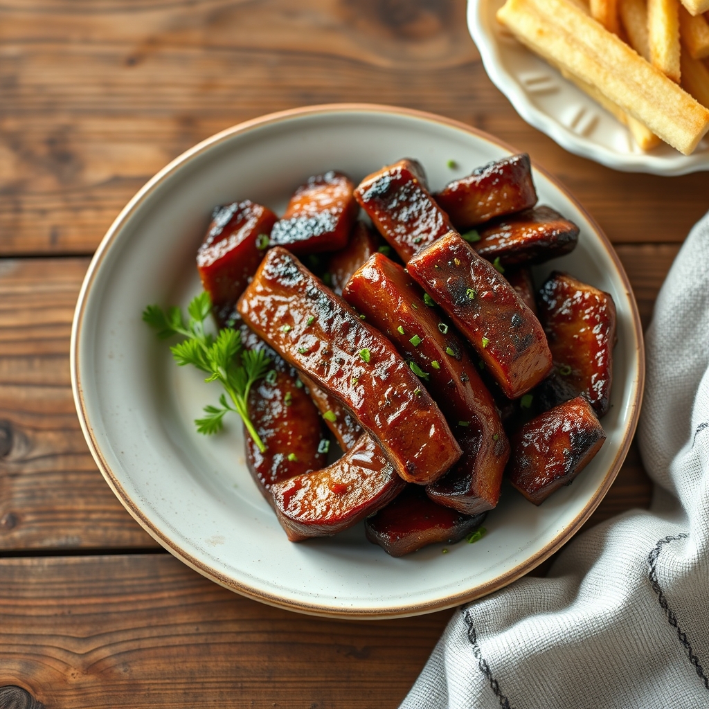 Corral Barbecued Beef Steak Strips