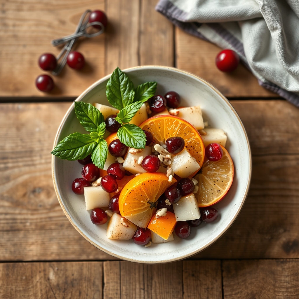 Cranberry-Apple-Orange Salad