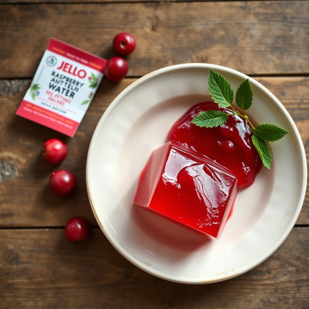Cranberry Jello(Given To Clo Fletcher By Clara Hollingsworth)