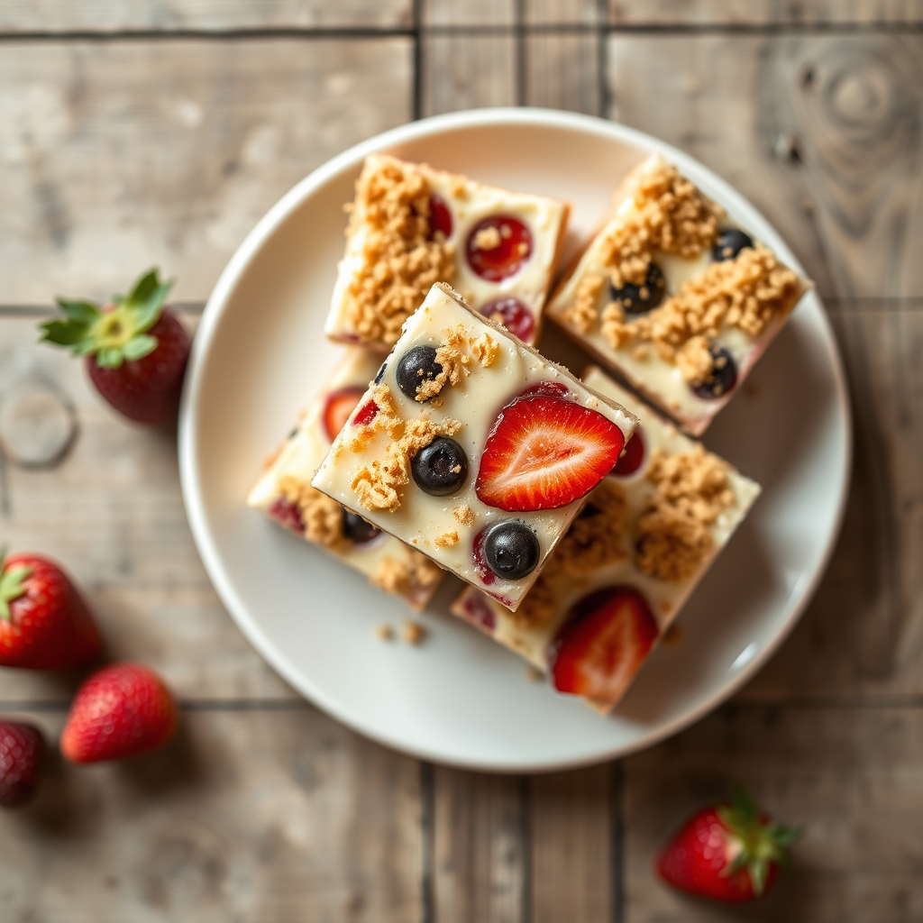 Cream Cheese Fruit Squares