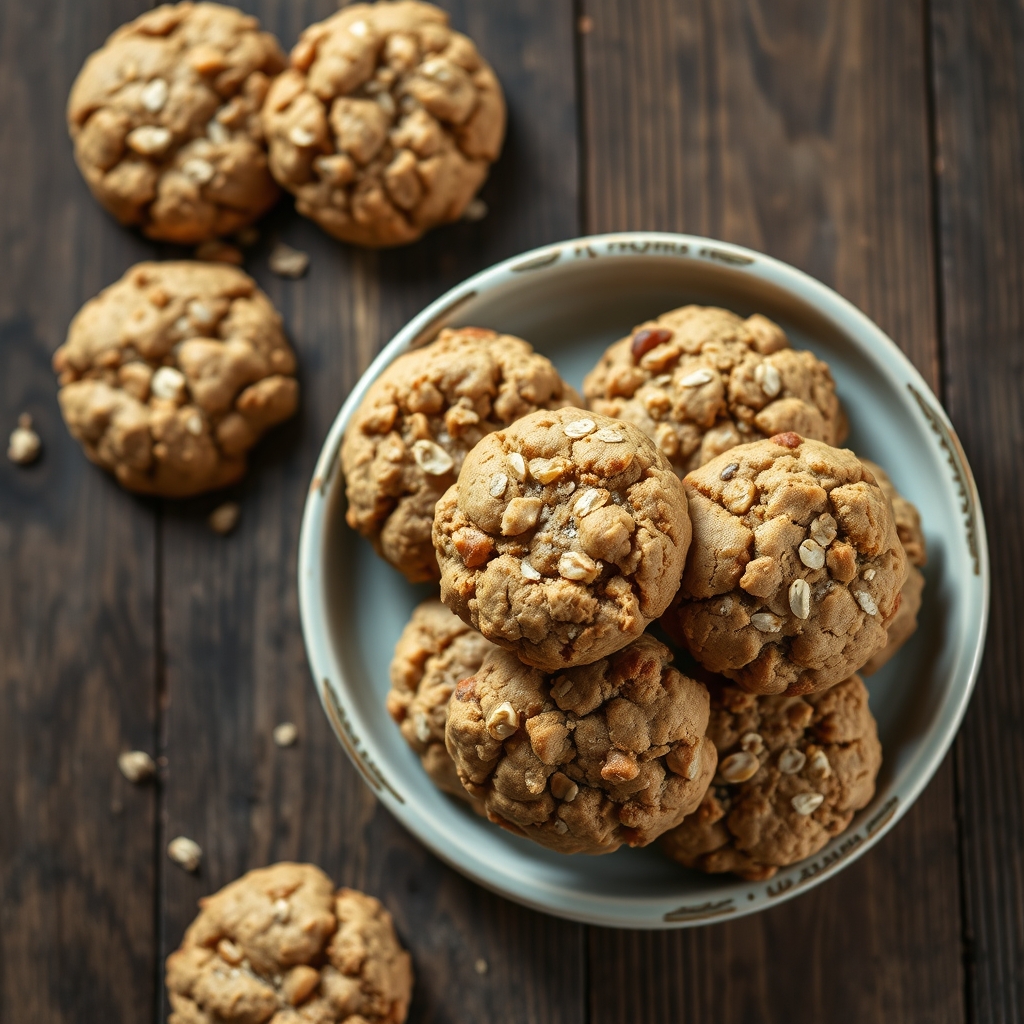Crisp Oatmeal Cookies