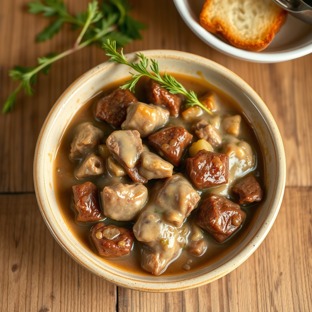 Crock-Pot Beef Tips And Gravy