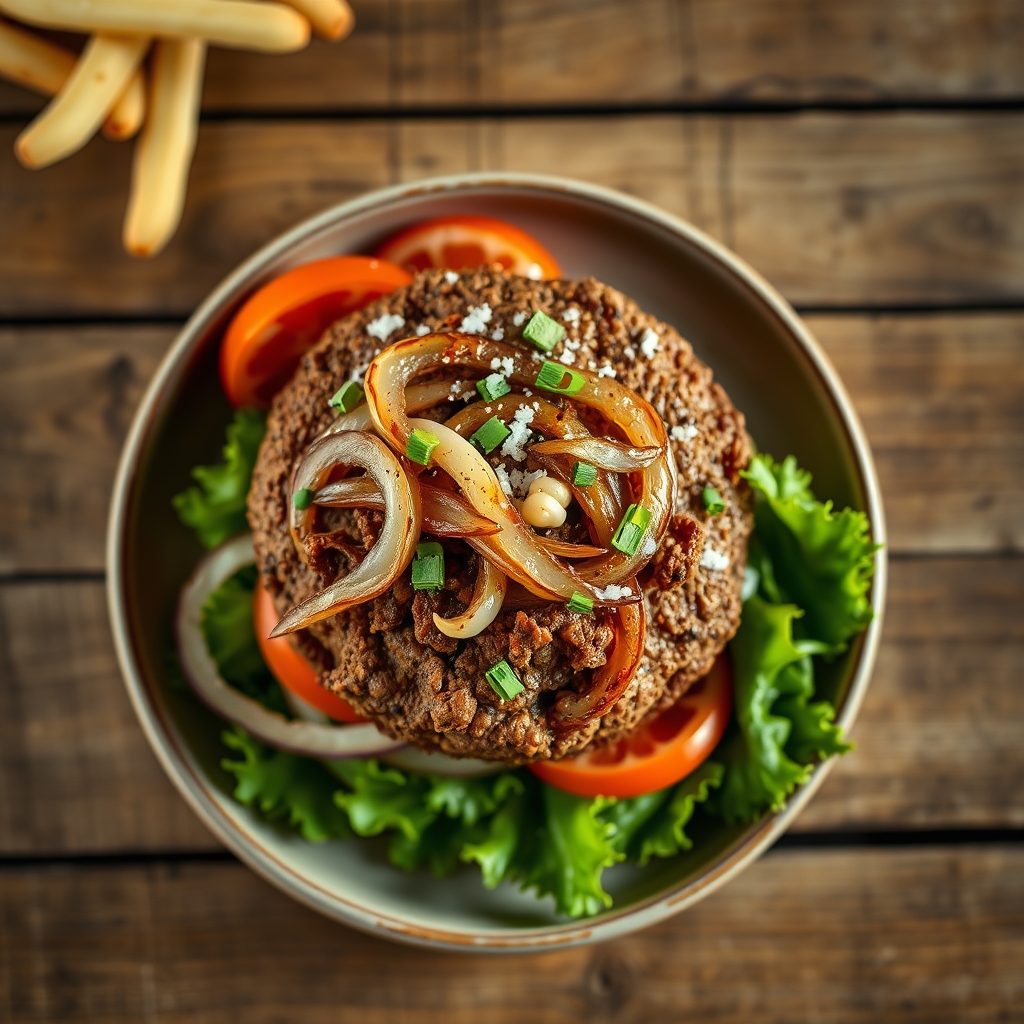 Crunchy Onion Burger