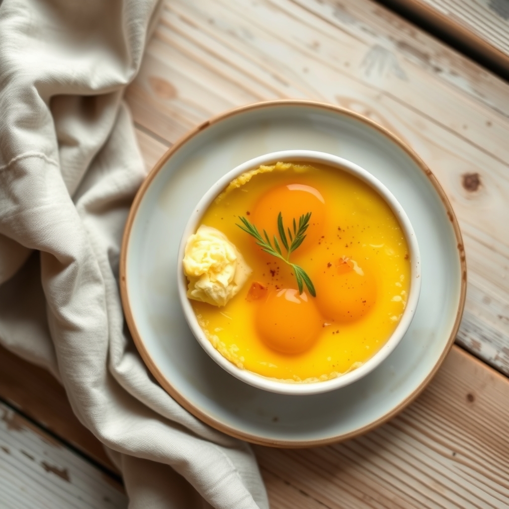 Crustless Egg Custard