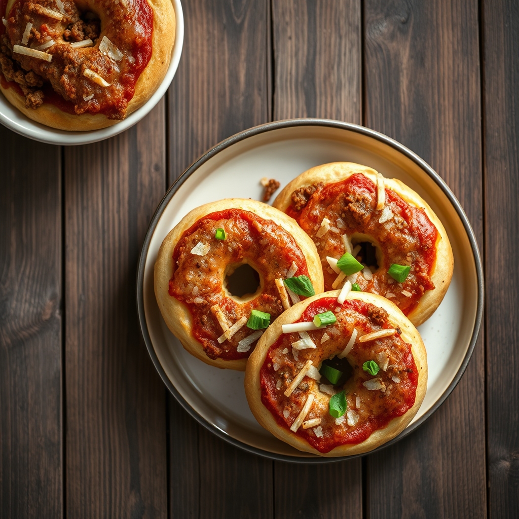 Deluxe Pizza Bagels