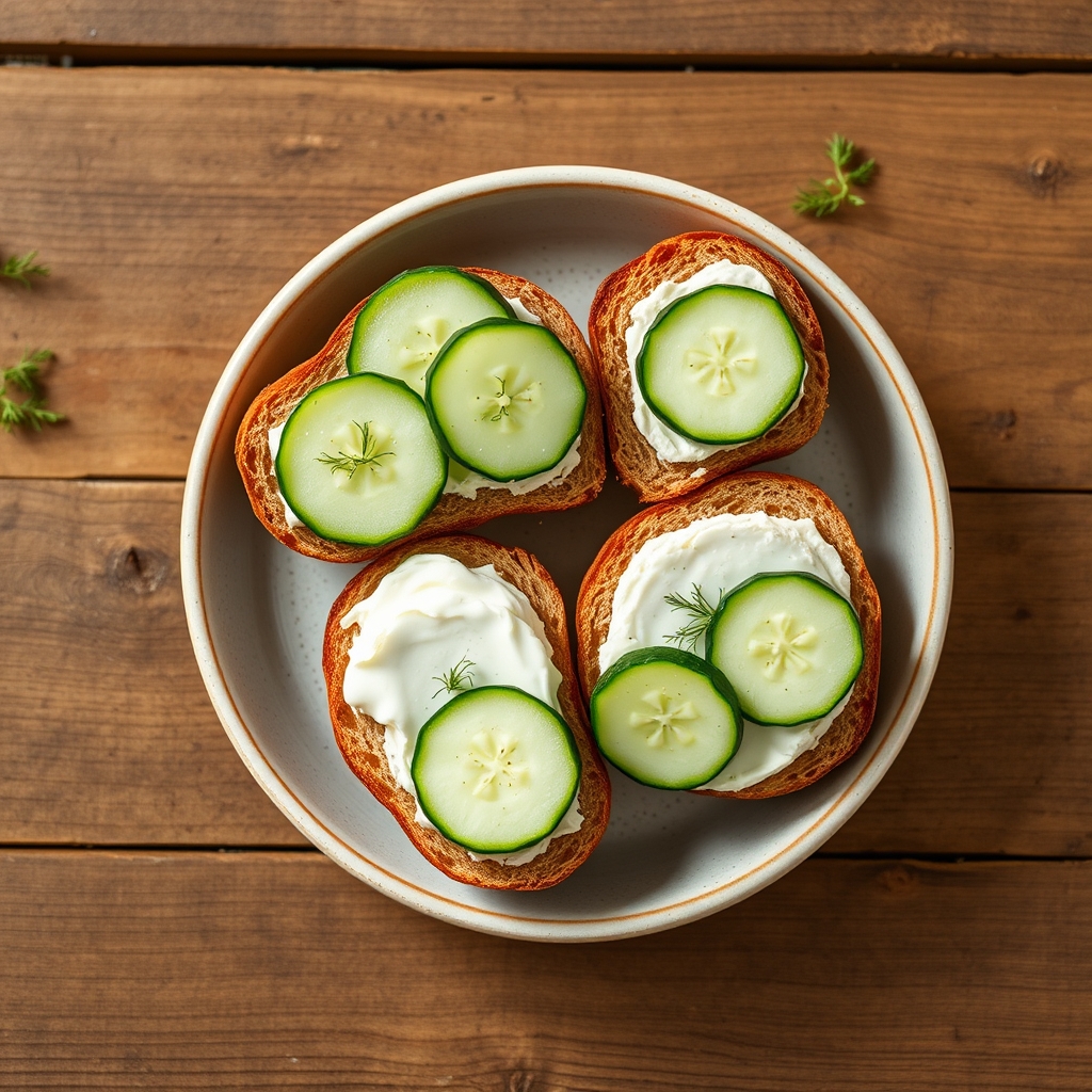 Dill Cucumber Sandwiches