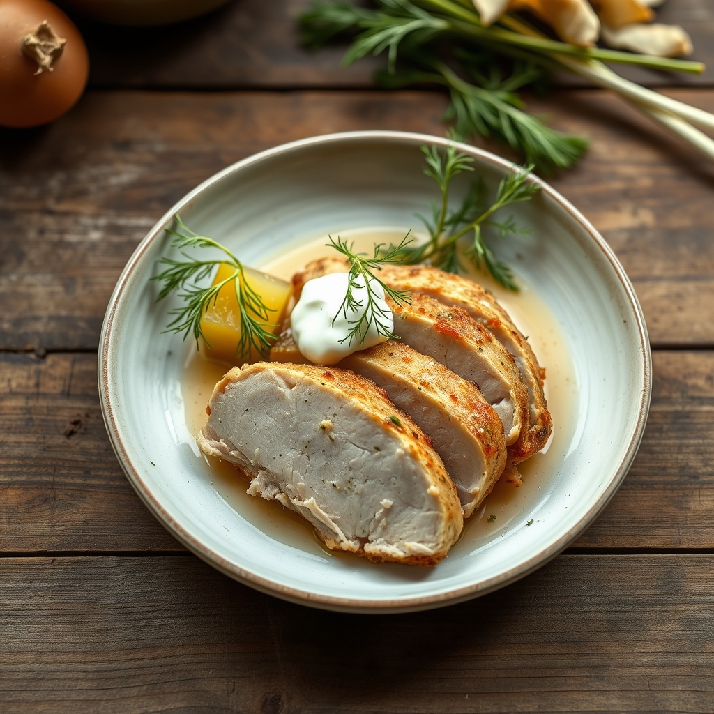 Dilled Turkey Breast