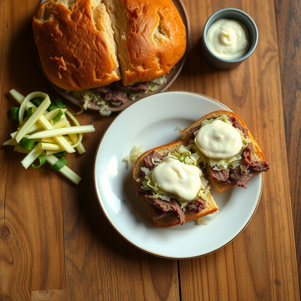 Donald'S Corned Beef And Cabbage Sandwiches
