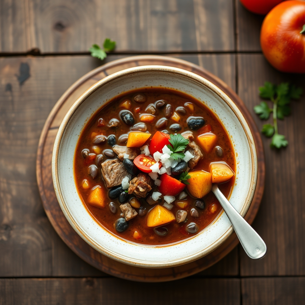 Doug Cooper'S Polynesian Black Bean Soup