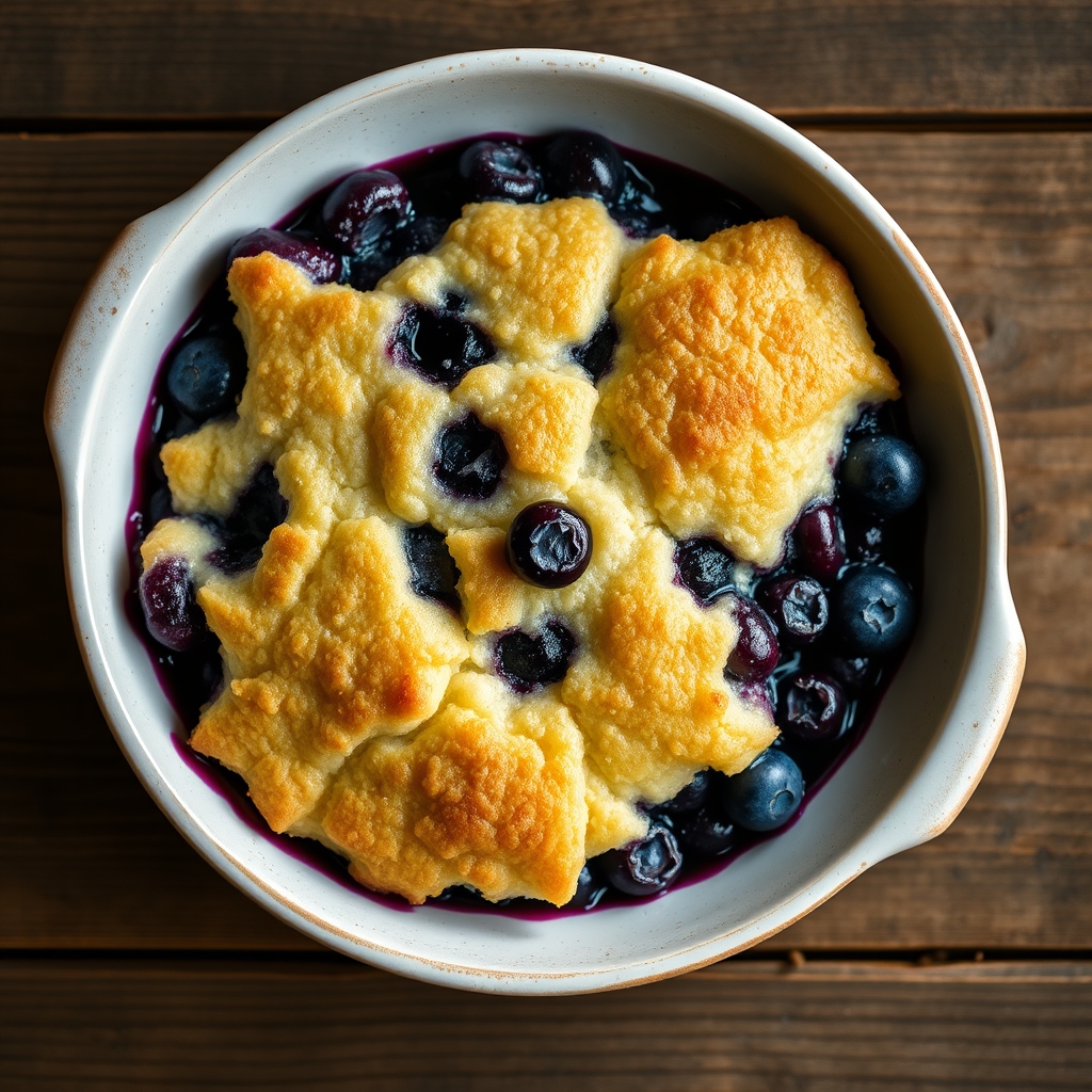 Easy Blueberry Cobbler