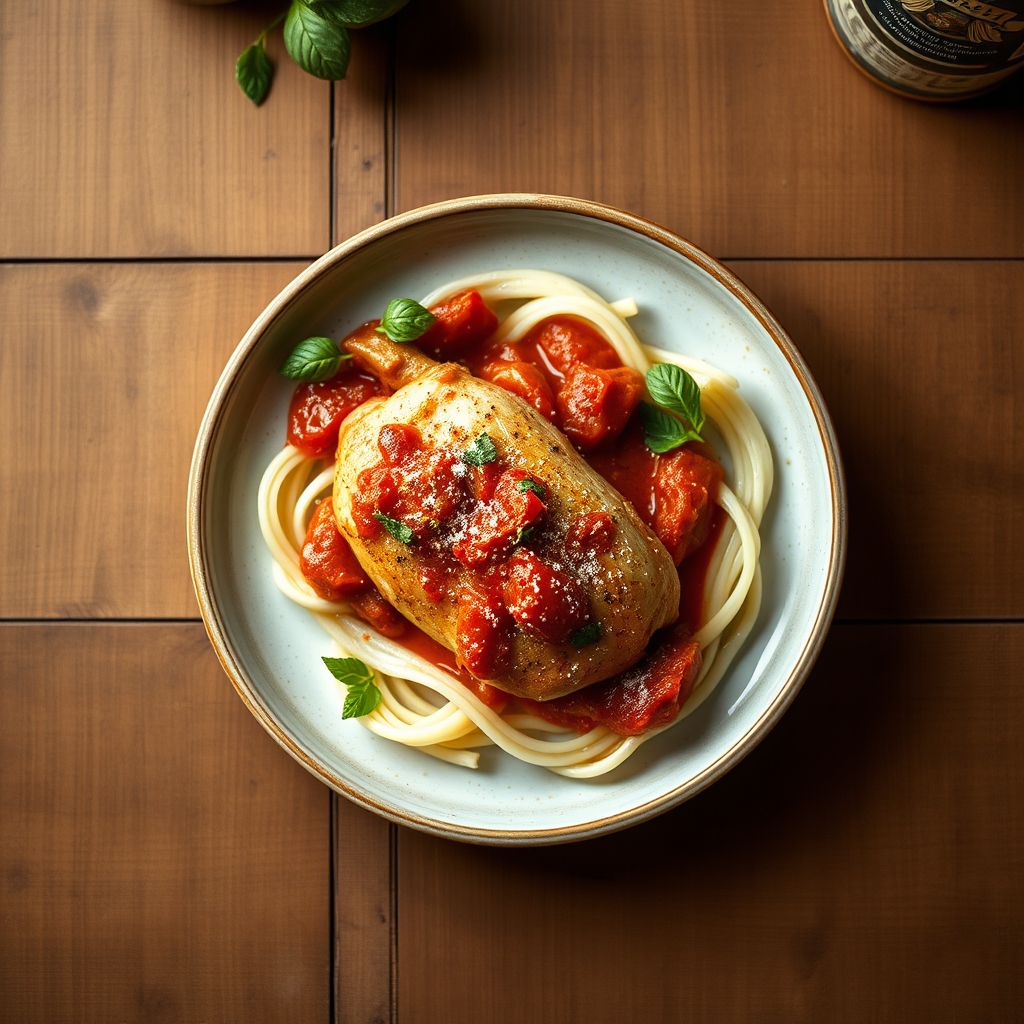 Easy Chicken Cacciatore