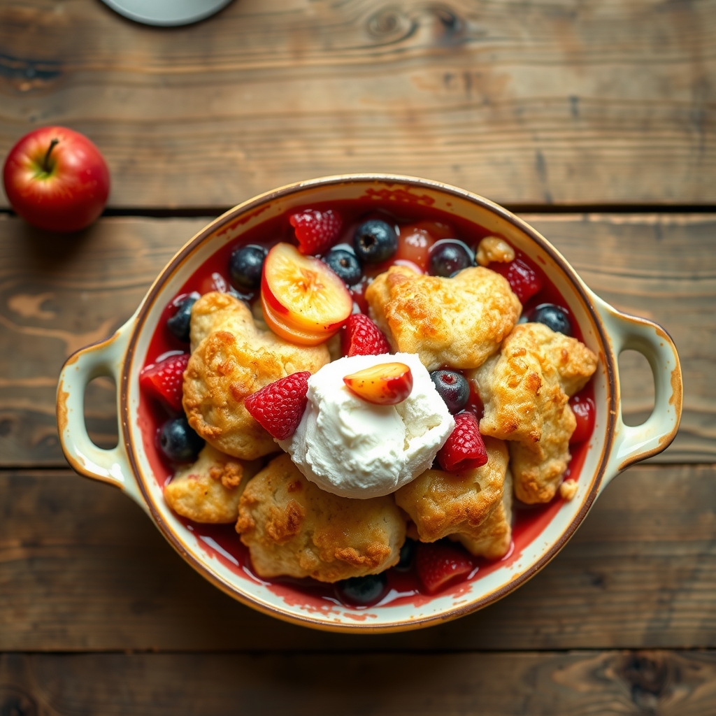 Easy Fruit Cobbler
