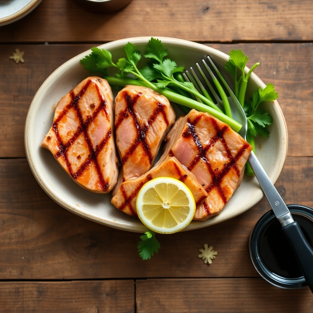 Easy Grilled Yellow Fin Tuna Steaks For 4