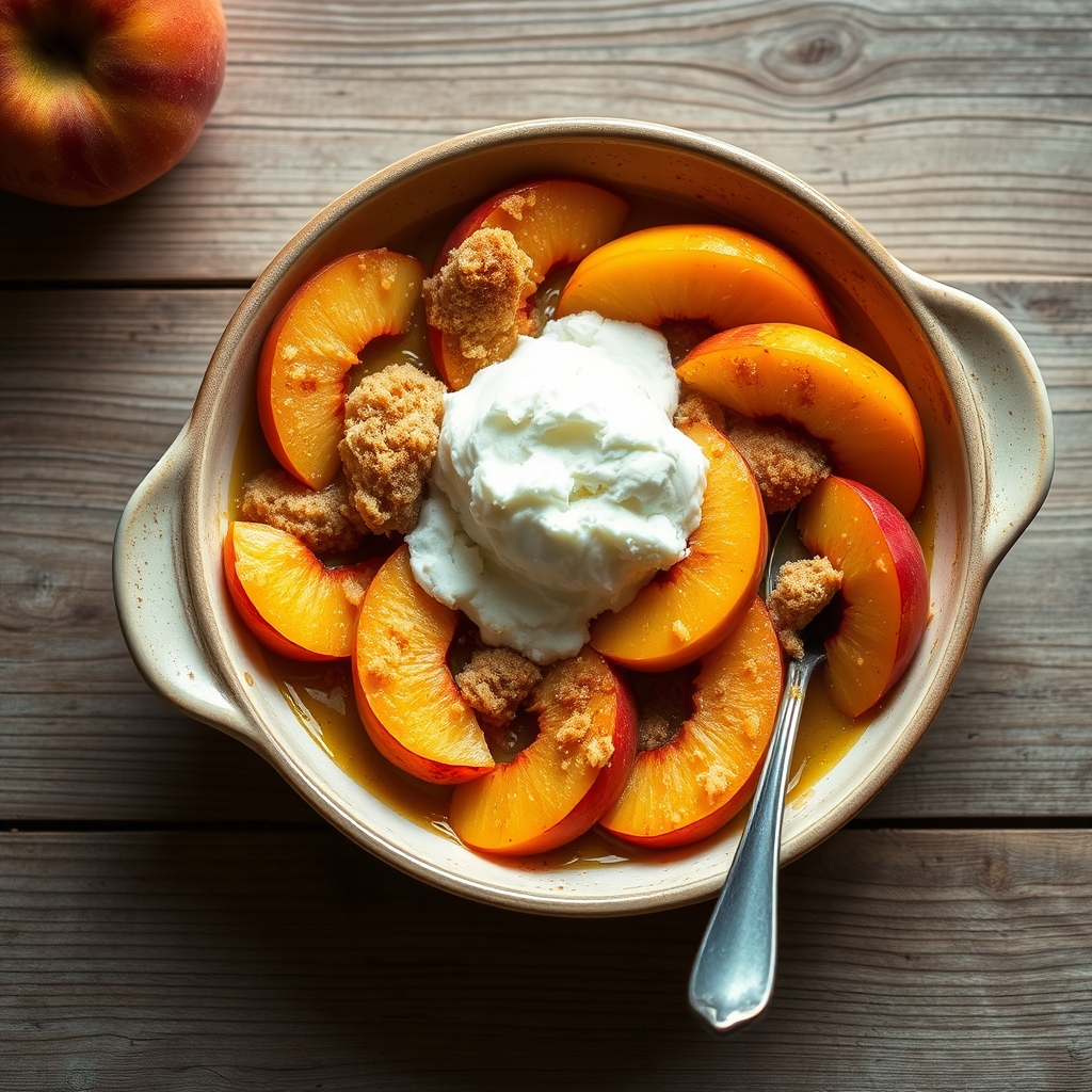 Easy Peach Cobbler