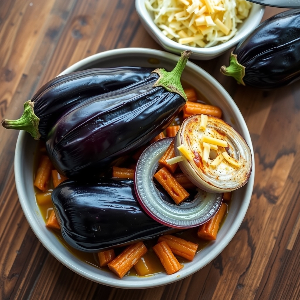 Eggplant Casserole(Serves 6 To 8)