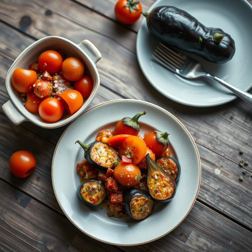 Eggplant-Tomato Casserole