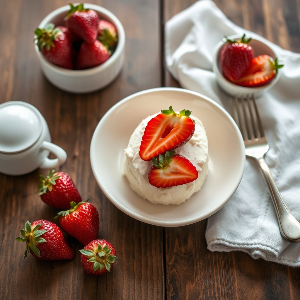 Fat-Free Strawberry Dessert(My Personal Recipe)