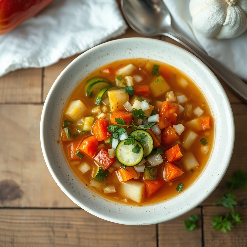 Favorite Vegetable Soup(Low-Fat)