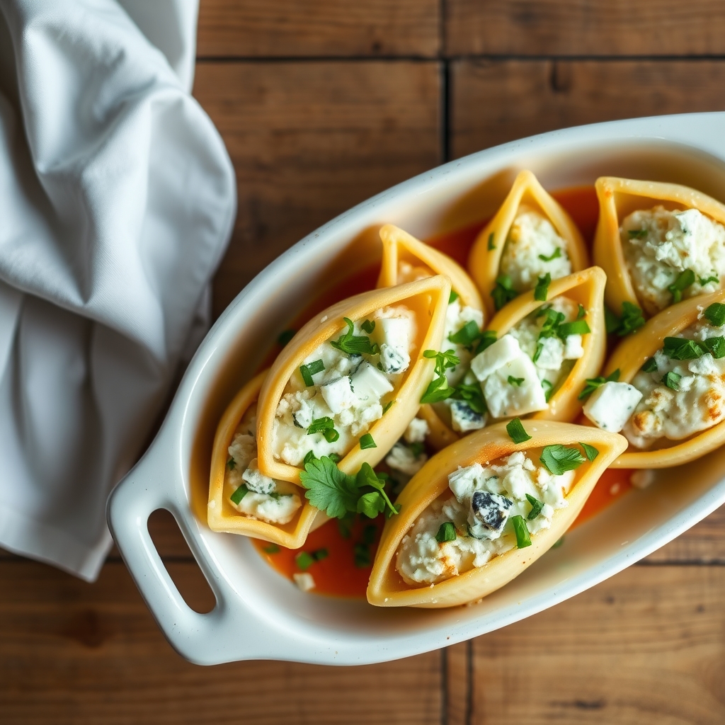 Four-Cheese Stuffed Shells