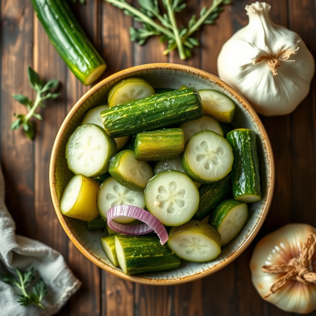 Freezer Cucumber Pickles