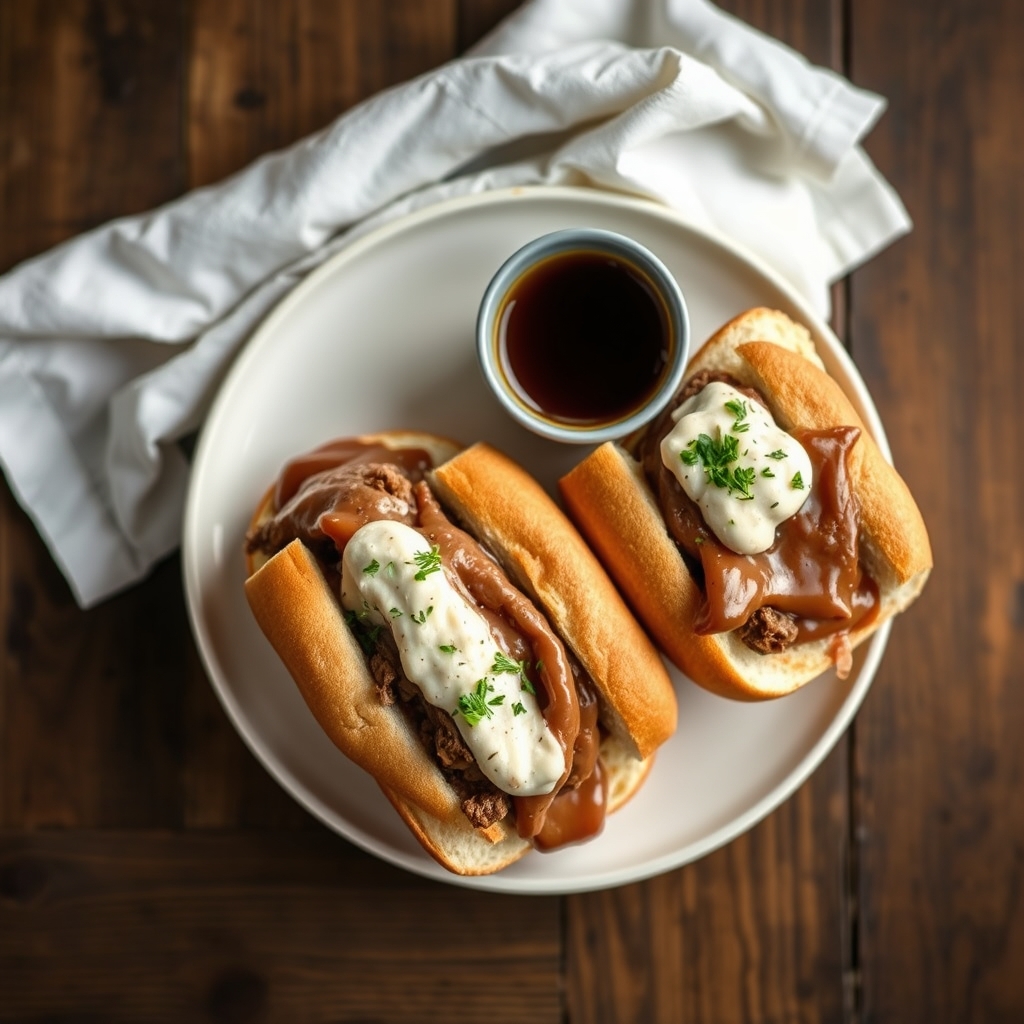 French Dip Sandwiches