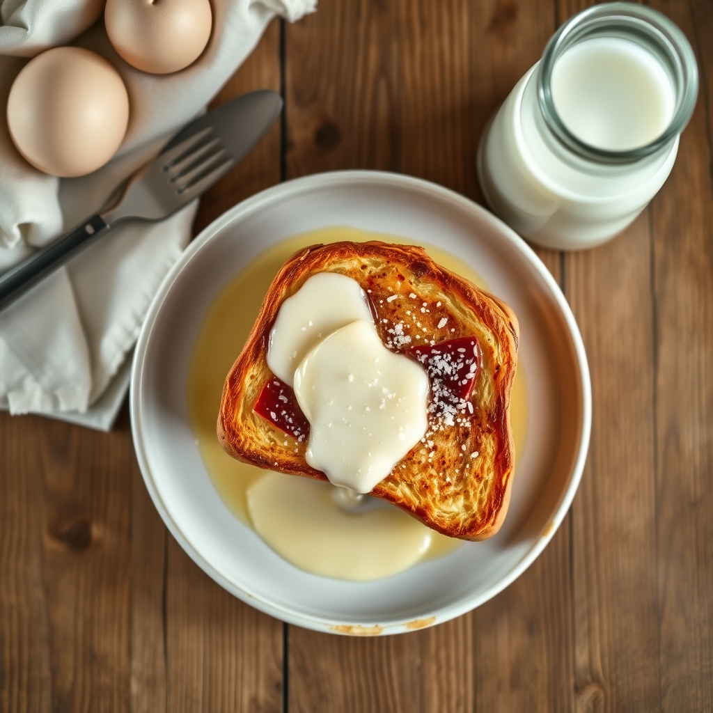 French Toast And Sauce