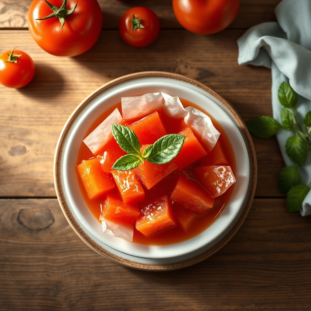Fresh Tomato Aspic