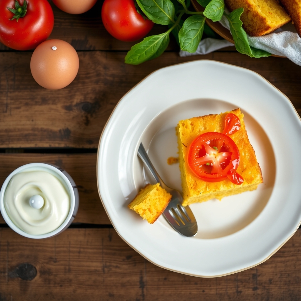 Fresh Tomato Cake