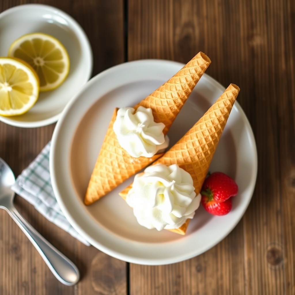 Frosty Pudding Cones