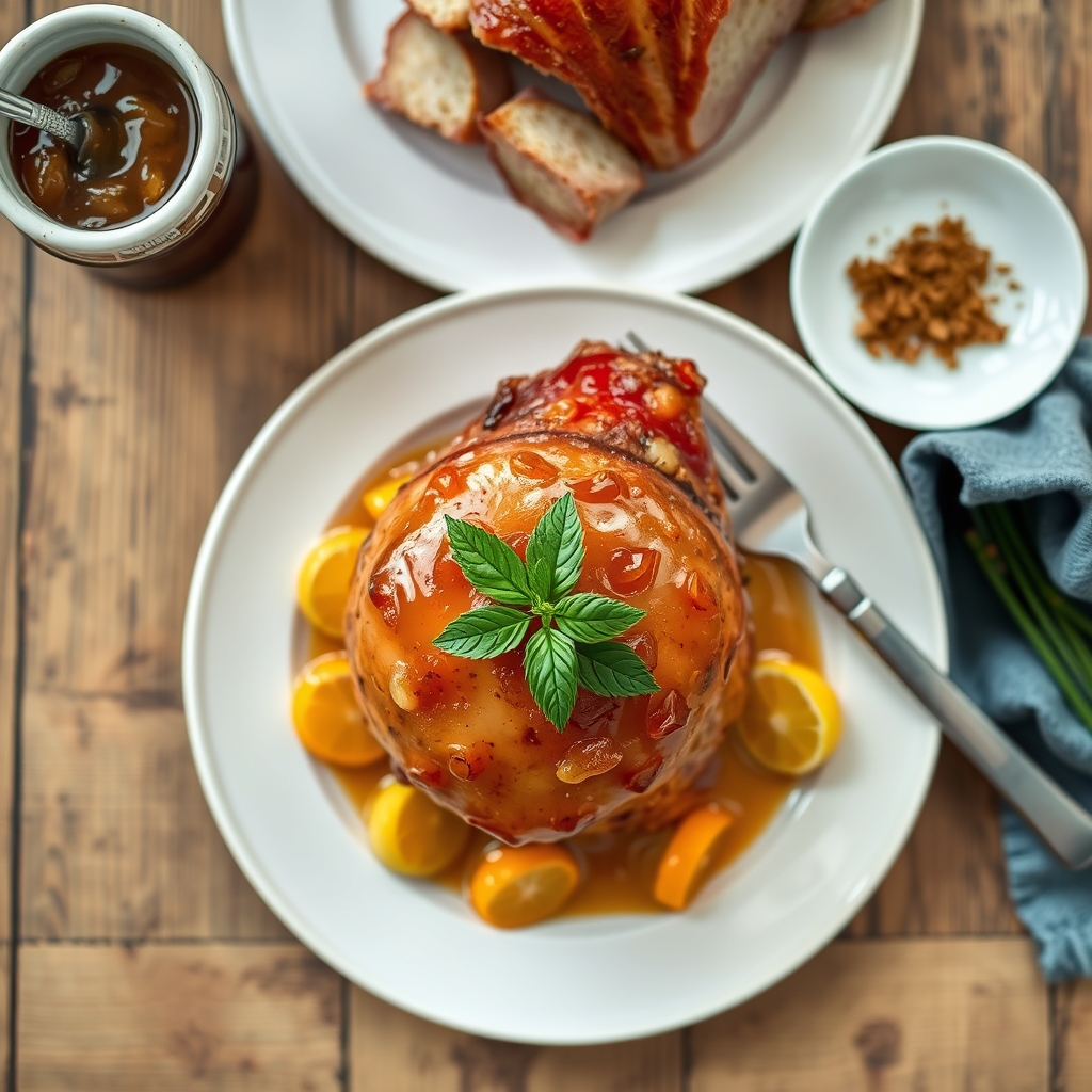 Fruit-Glazed Easter Ham