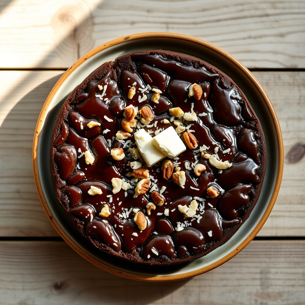 German Chocolate Upside-Down Cake