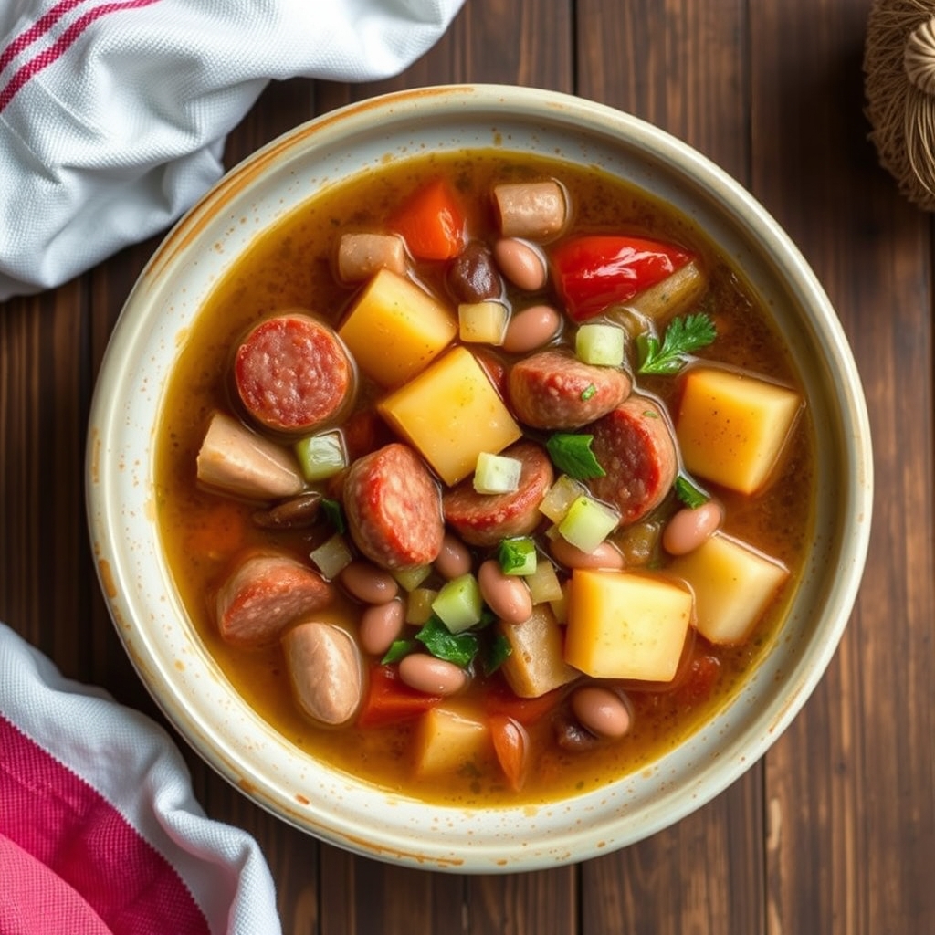 German Sausage-Potato Soup
