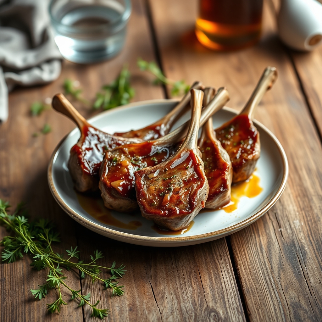 Glazed Lamb Chops