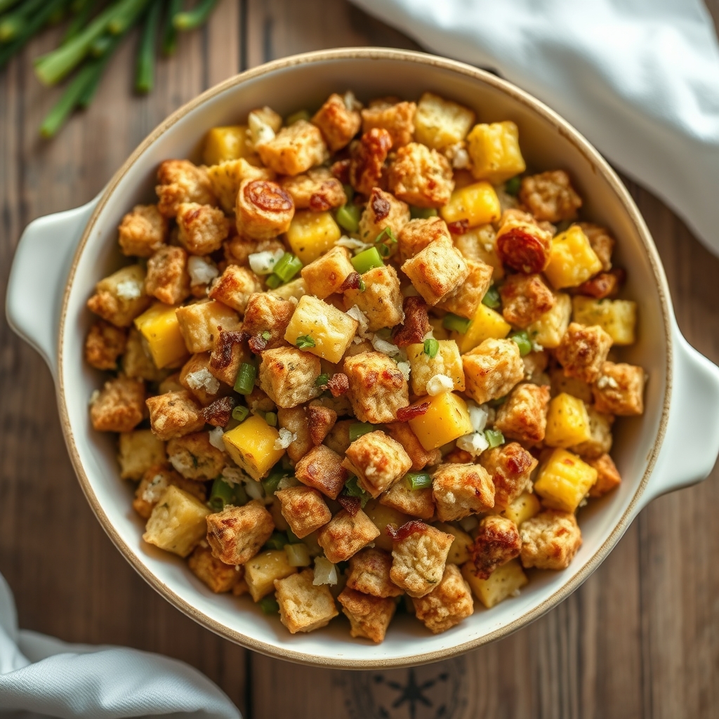 Golden Corn Stuffing Bake