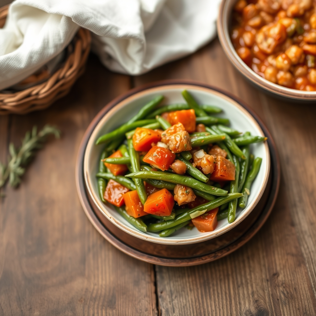 Green Beans And Tomatoes